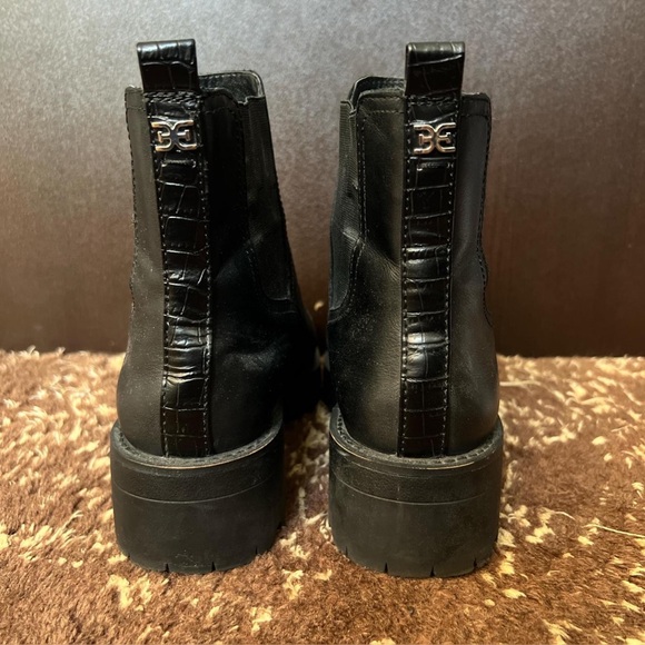 Sam Edelman Black Ankle Boots - Picture 2 of 8